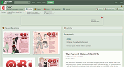 Desktop Screenshot of ocbc.deviantart.com