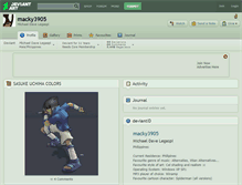Tablet Screenshot of macky3905.deviantart.com