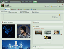 Tablet Screenshot of pondd.deviantart.com