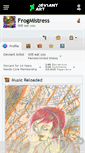 Mobile Screenshot of frogmistress.deviantart.com