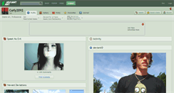 Desktop Screenshot of curly2092.deviantart.com