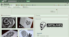 Desktop Screenshot of iblackmilk.deviantart.com