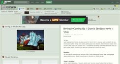 Desktop Screenshot of evil-sprite.deviantart.com