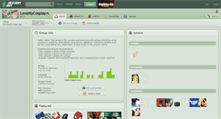 Desktop Screenshot of lovemycosplay.deviantart.com