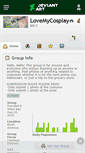 Mobile Screenshot of lovemycosplay.deviantart.com