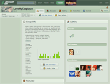 Tablet Screenshot of lovemycosplay.deviantart.com