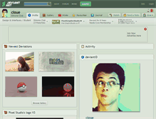 Tablet Screenshot of cioue.deviantart.com