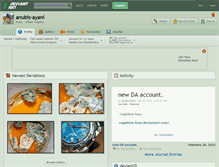 Tablet Screenshot of anubis-ayani.deviantart.com