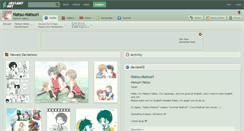 Desktop Screenshot of natsu-matsuri.deviantart.com