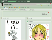 Tablet Screenshot of cherushi-chan.deviantart.com