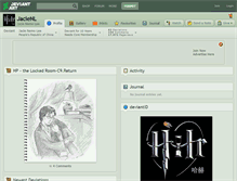 Tablet Screenshot of jacienl.deviantart.com