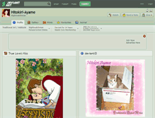 Tablet Screenshot of hitokiri-ayame.deviantart.com