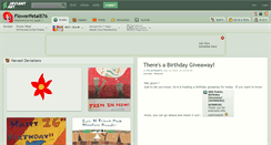 Desktop Screenshot of flowerpetal876.deviantart.com