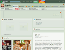 Tablet Screenshot of hinaxhini.deviantart.com