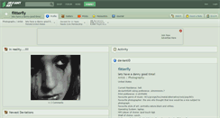 Desktop Screenshot of flitterfly.deviantart.com