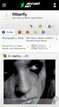 Mobile Screenshot of flitterfly.deviantart.com