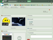 Tablet Screenshot of neyel8r.deviantart.com