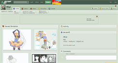 Desktop Screenshot of hhui.deviantart.com