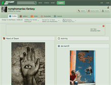 Tablet Screenshot of nymphomaniac-fantasy.deviantart.com