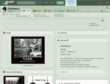Tablet Screenshot of donpeters.deviantart.com
