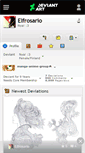 Mobile Screenshot of elfrosario.deviantart.com
