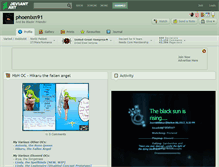 Tablet Screenshot of phoenixn91.deviantart.com