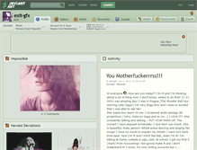 Tablet Screenshot of exit-gfx.deviantart.com