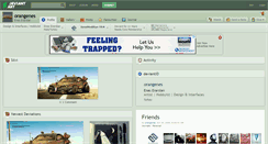 Desktop Screenshot of orangenes.deviantart.com