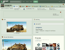 Tablet Screenshot of orangenes.deviantart.com