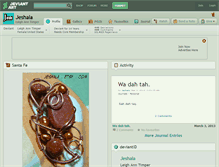 Tablet Screenshot of jeshala.deviantart.com