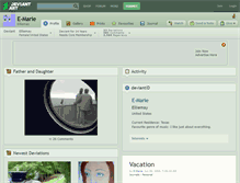 Tablet Screenshot of e-marie.deviantart.com