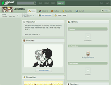 Tablet Screenshot of lenxrei.deviantart.com