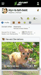 Mobile Screenshot of myv-is-teh-best.deviantart.com