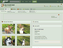 Tablet Screenshot of myv-is-teh-best.deviantart.com
