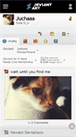 Mobile Screenshot of juchaaa.deviantart.com