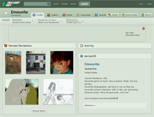 Tablet Screenshot of emosunite.deviantart.com