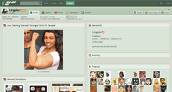 Desktop Screenshot of lingster.deviantart.com