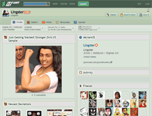 Tablet Screenshot of lingster.deviantart.com