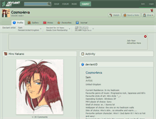 Tablet Screenshot of cosmo4eva.deviantart.com