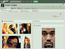 Tablet Screenshot of christian-mangaka.deviantart.com