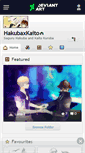 Mobile Screenshot of hakubaxkaito.deviantart.com