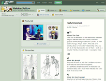 Tablet Screenshot of hakubaxkaito.deviantart.com