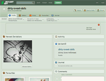 Tablet Screenshot of dirty-sweet-dolls.deviantart.com