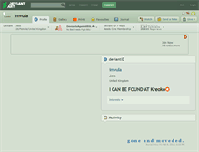 Tablet Screenshot of imvula.deviantart.com