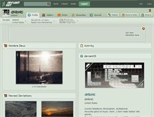 Tablet Screenshot of dnlbntl.deviantart.com