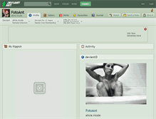Tablet Screenshot of fotoant.deviantart.com