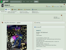 Tablet Screenshot of metal-2.deviantart.com