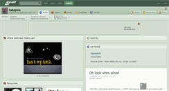 Desktop Screenshot of hatepink.deviantart.com