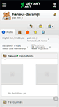 Mobile Screenshot of haneul-daramji.deviantart.com