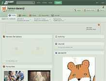 Tablet Screenshot of haneul-daramji.deviantart.com